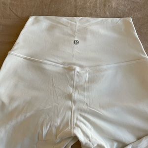 White align lululemon leggings